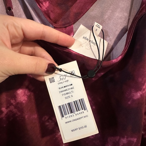 Cinq a Sept Marta Tie Dye Cami - Picture 6 of 6